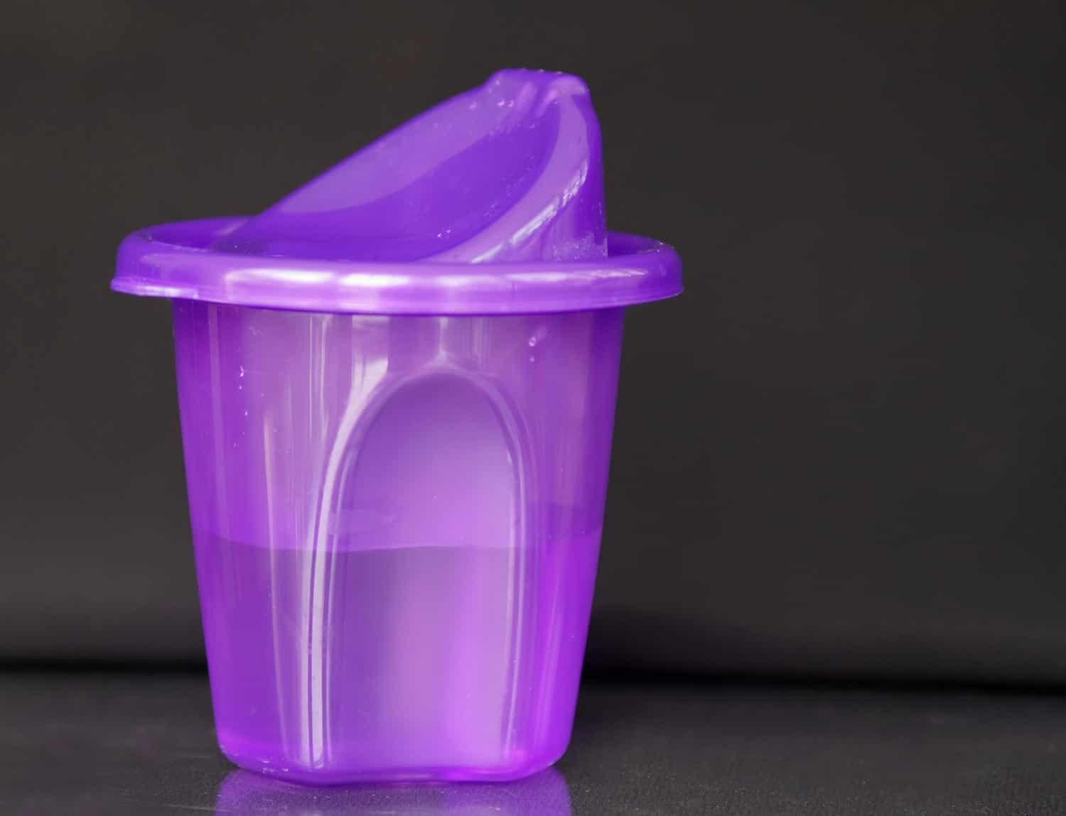 Kid's plastic sippy cup