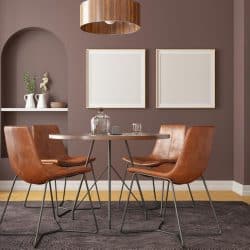 A stylish modern dining room, 9 Accent Wall Ideas For The Dining Room
