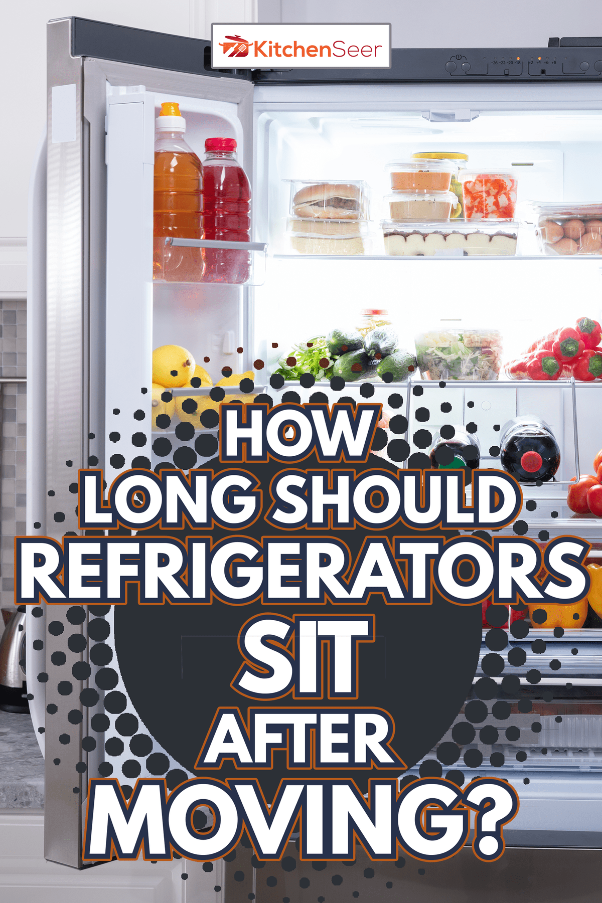 An Open Refrigerator Filled With Fresh Fruits And Vegetables - How Long Should Refrigerators Sit After Moving