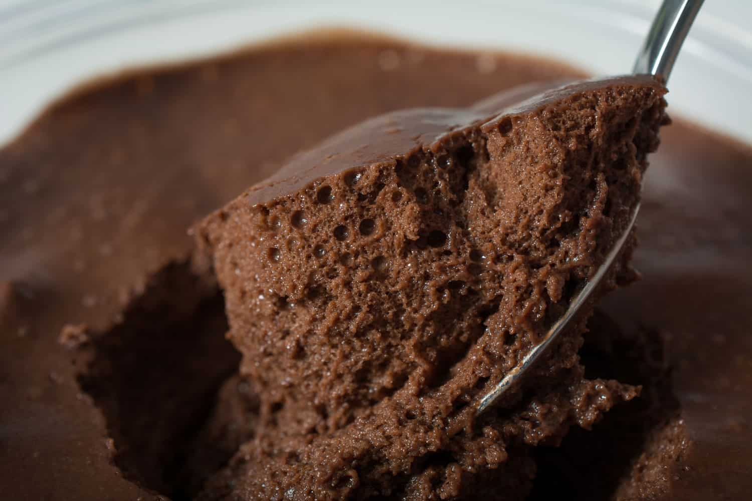 Chcolate mousse and its fluffy texture specially when tasted it like it melts your mouth with it