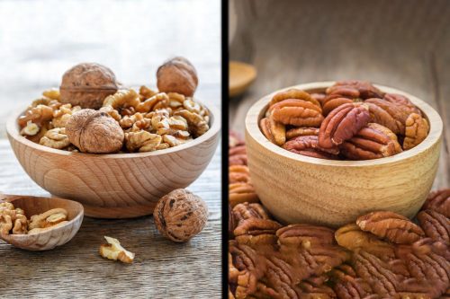Read more about the article Pecans Vs Walnuts In Baking [Carrot Cake, Banana Bread, And More]