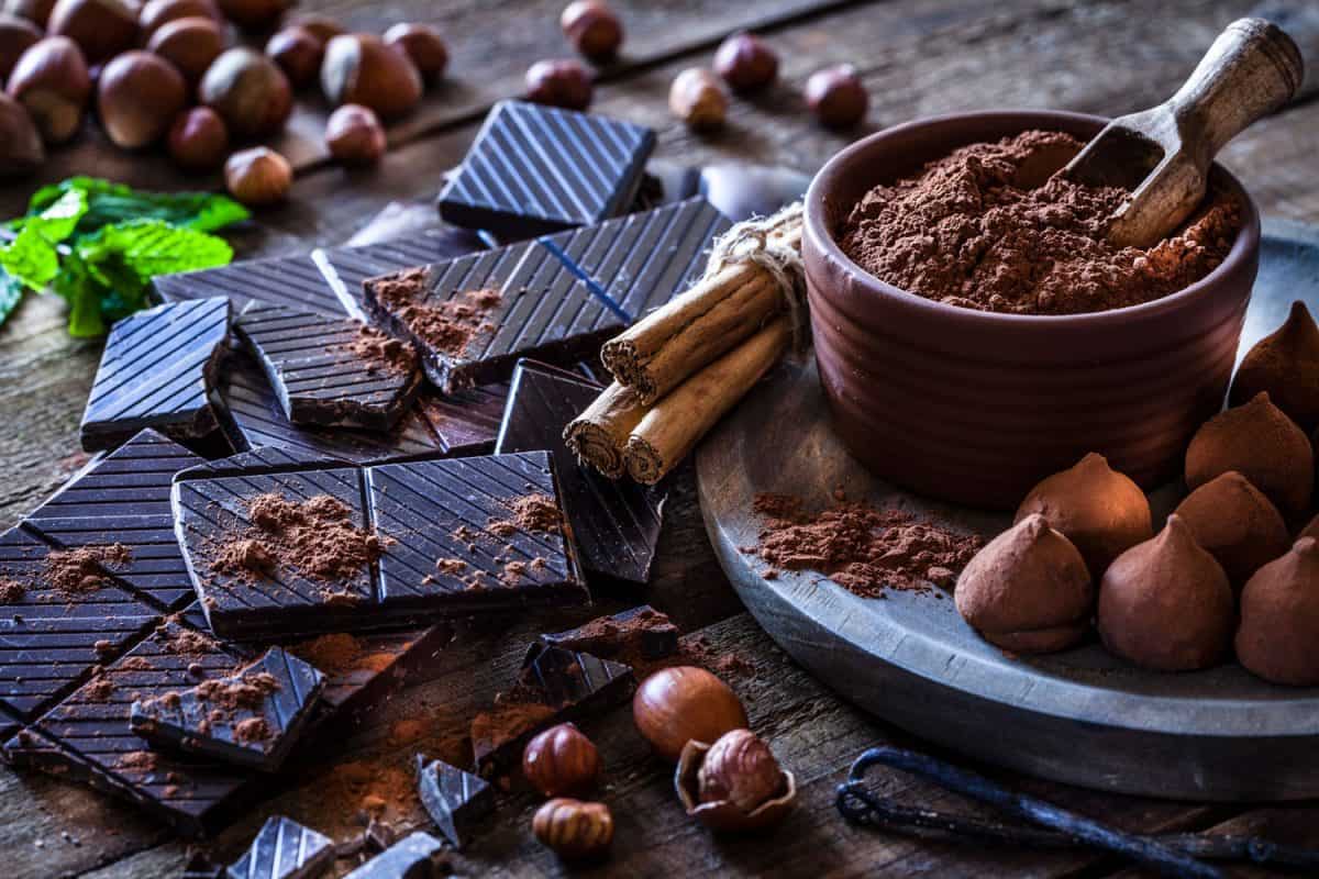 Delicious square shaped pure chocolateS
