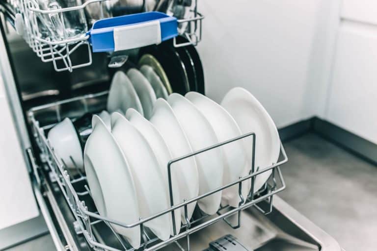 Dishes inside a dishwasher, How To Unlock A Frigidaire Dishwasher?