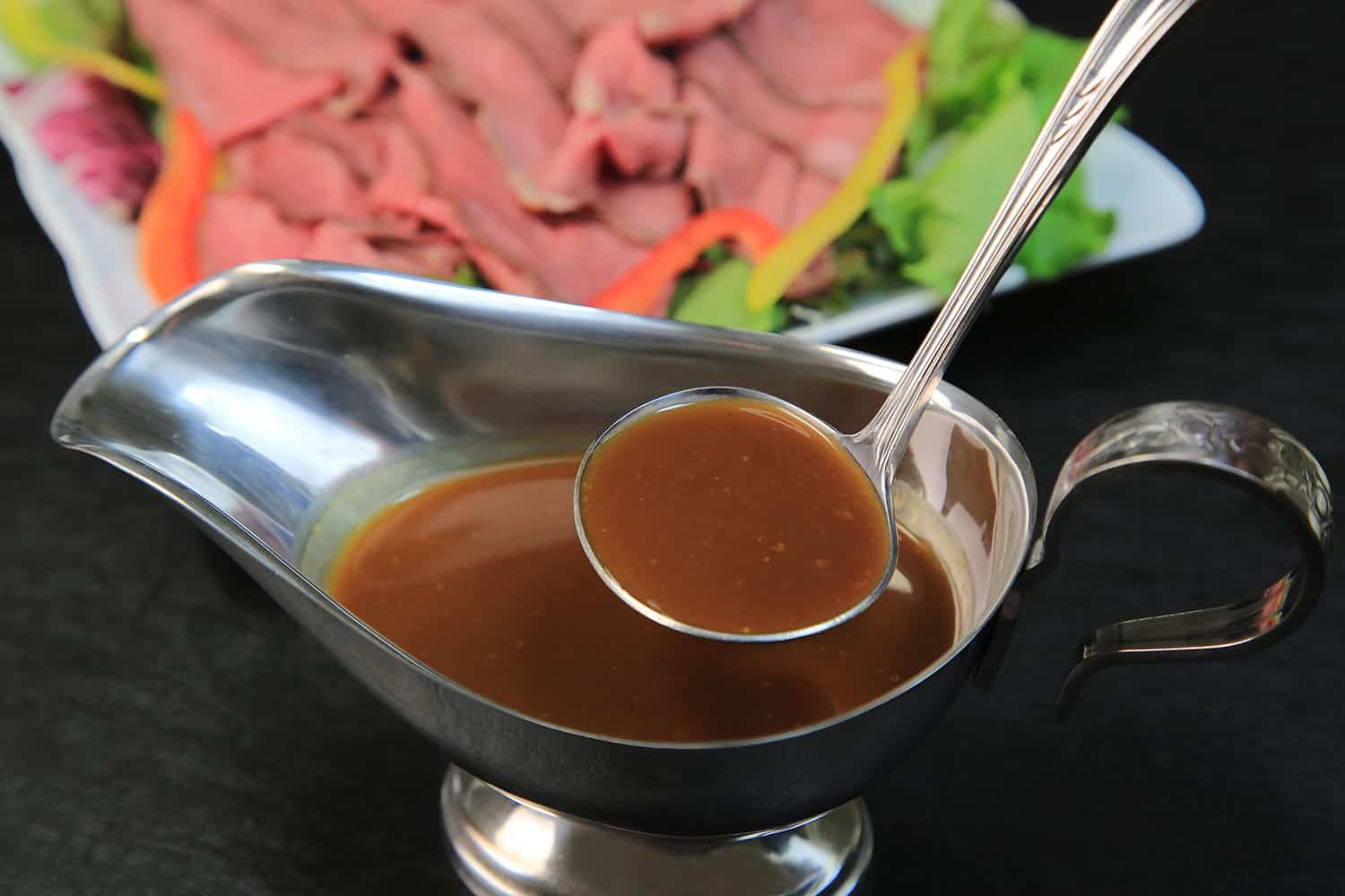 Gravy with meat and vegetable