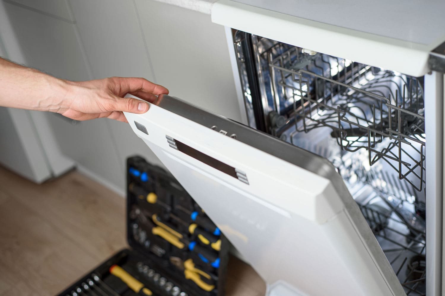 Have a repairman for running diagnostics on your dishwasher than doing it on your own unless your expert