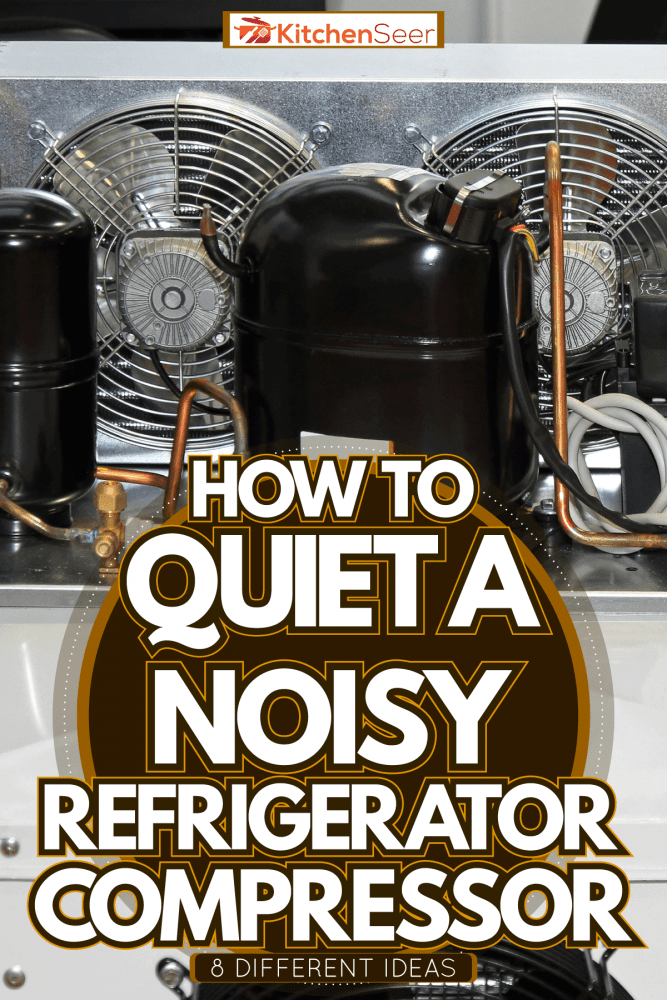 Disassembled refrigerator compressor, How To Quiet A Noisy Refrigerator Compressor [8 Different Ideas]