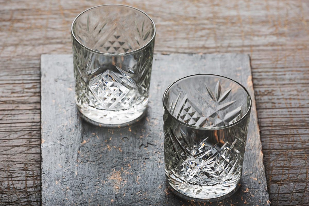 Old fashioned glasses