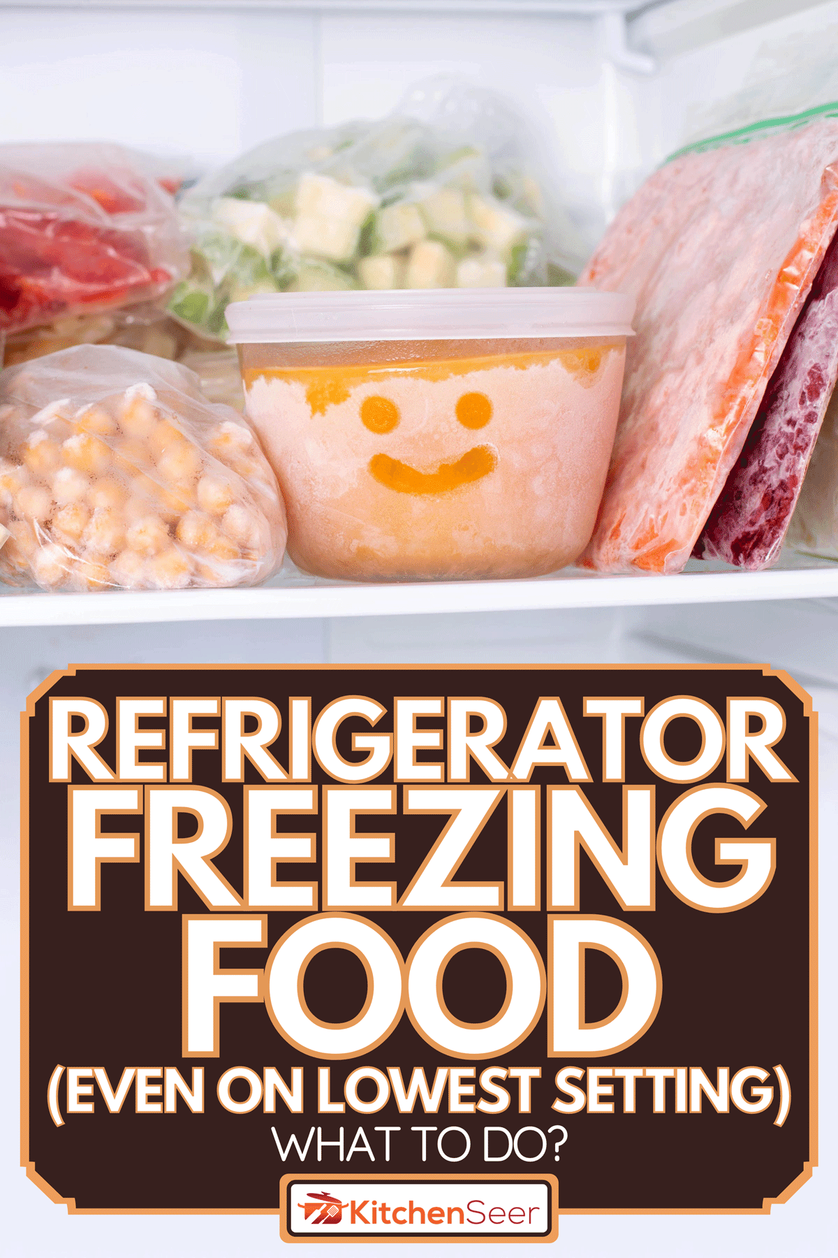 Frozen food in the refrigerator, Refrigerator Freezing Food (Even On Lowest Setting) - What To Do?
