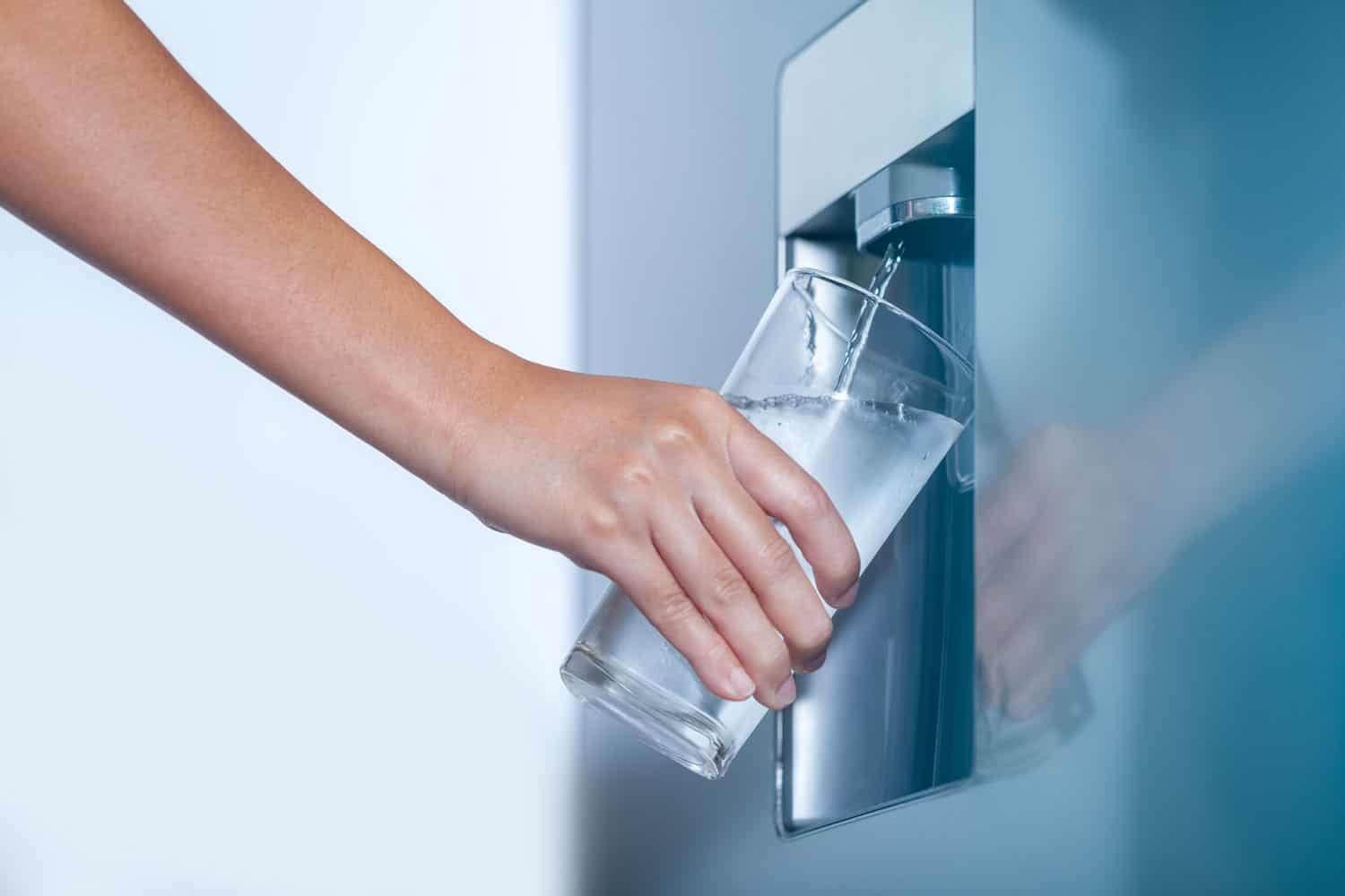 Water dispenser from dispenser of home fridge