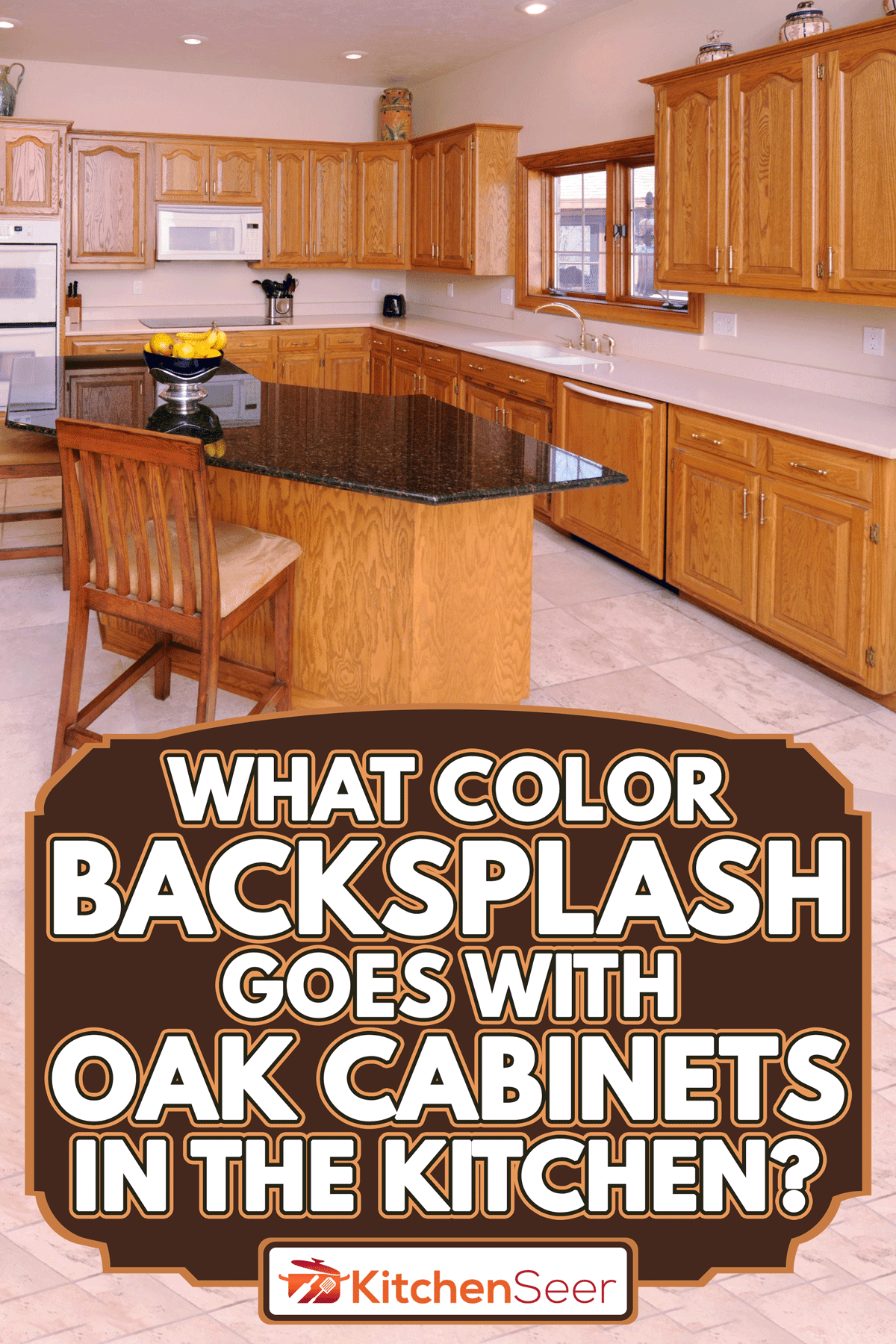 What Color Backsplash Goes With Oak Cabinets In The Kitchen ...