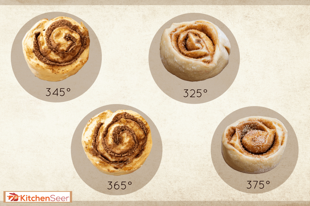 Cinnamon rolls on a parchment paper, At What Temperature To Bake Cinnamon Rolls?