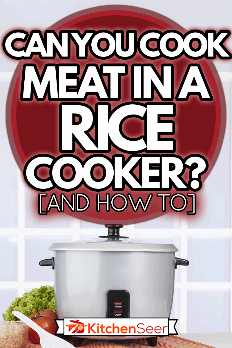 kitchen equipment; Automatic Rice Cooker Gray, Can You Cook Meat In A Rice Cooker? [And How To]