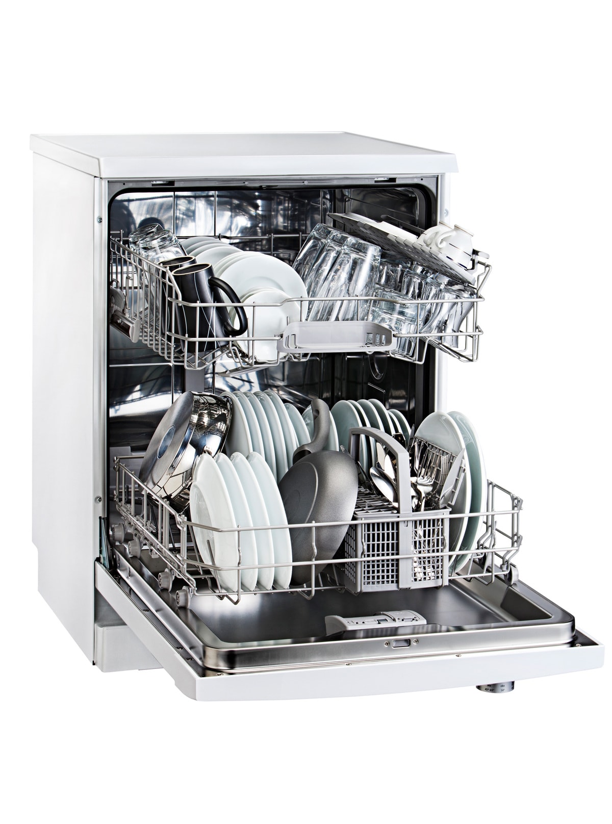 Dishwasher (isolated with clipping path over white background)