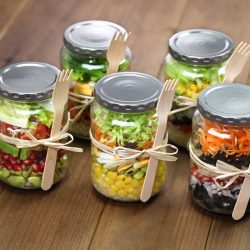 homemade healthy salad in glass jar, Jar Didn't Pop When Opened - What To Do?