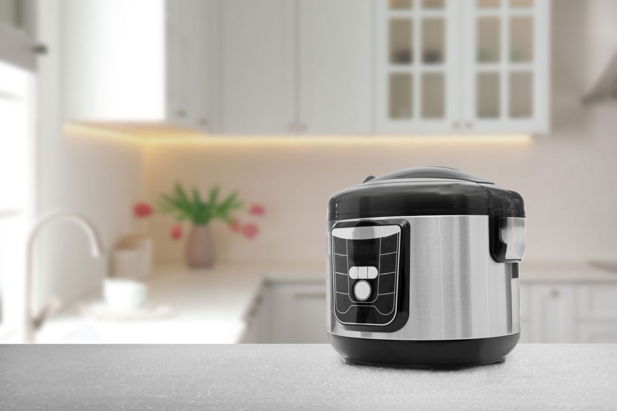 A multicooker in the kitchen