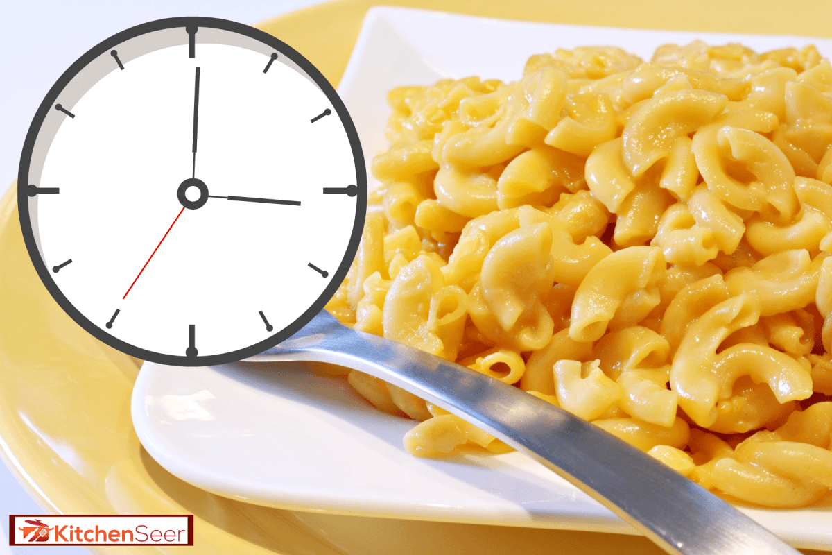 A plate filled with Velveeta macaroni, Can You Leave Velveeta Cheese Out Overnight?