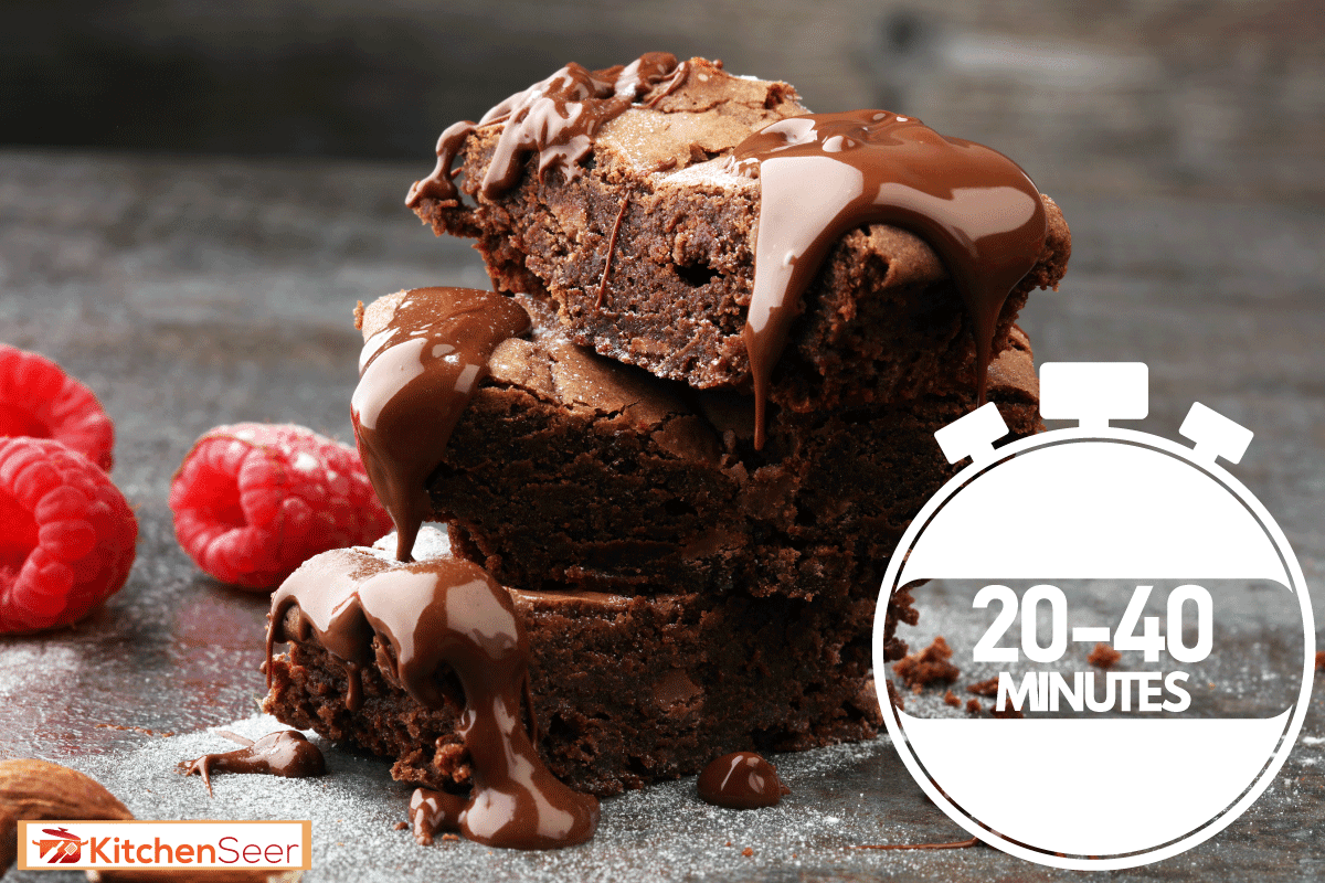 homemade chocolate brownies, How Long To Bake Brownies?