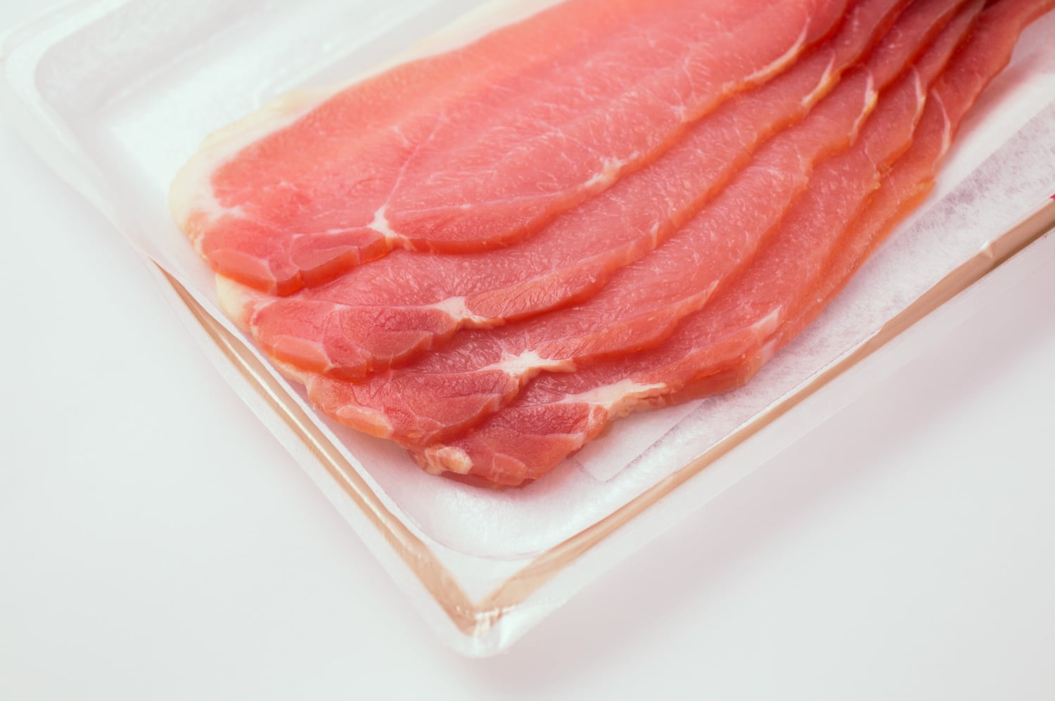 Pack of bacon slices