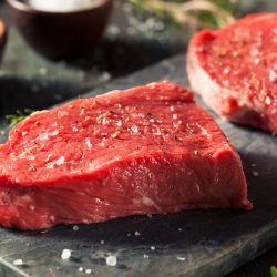 A raw organic grass feed sirloin steak, How Long Can Raw Steak Stay Out of the Fridge?