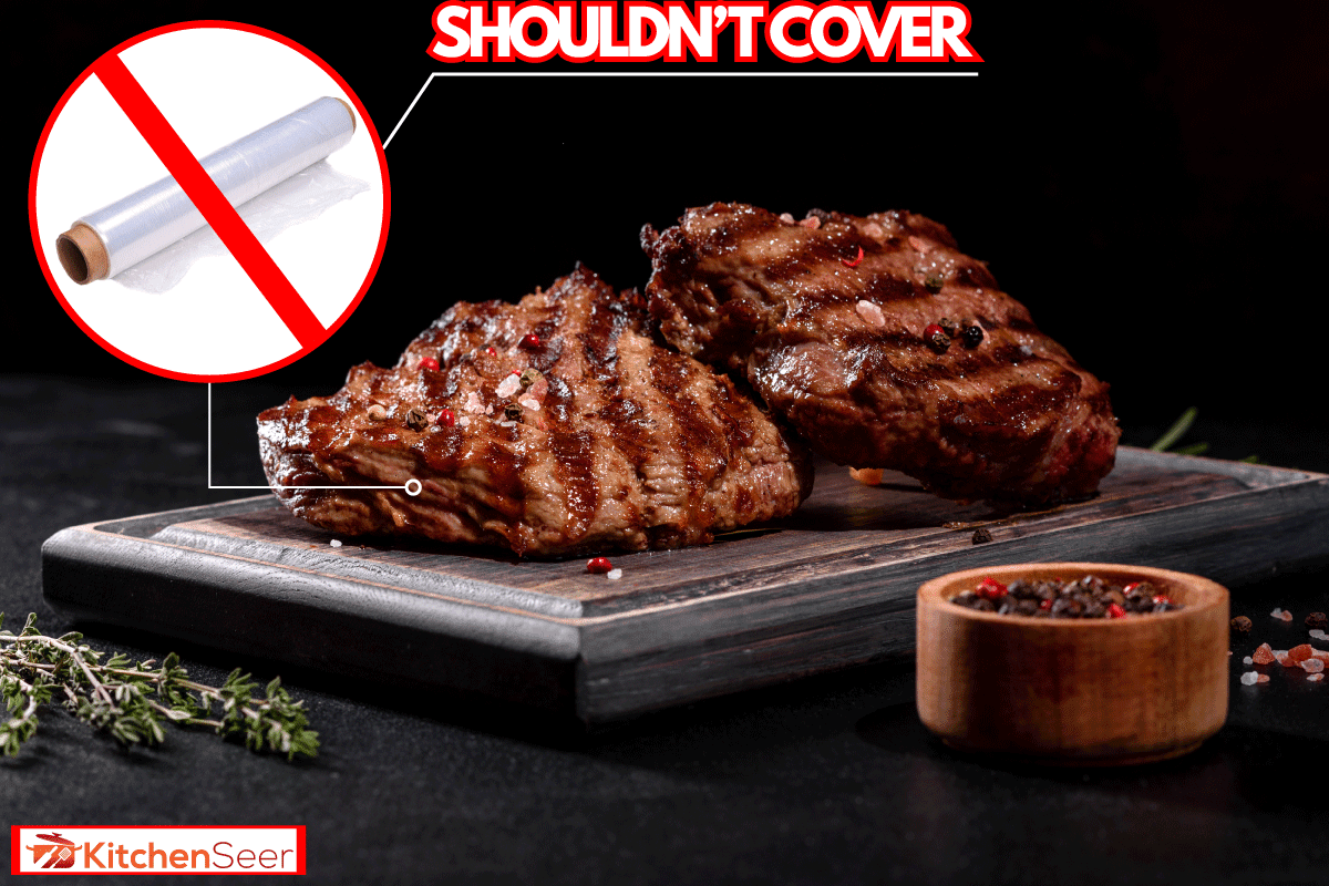 Fresh and juicy beef grilled, Should You Cover Beef With Foil When Roasting?