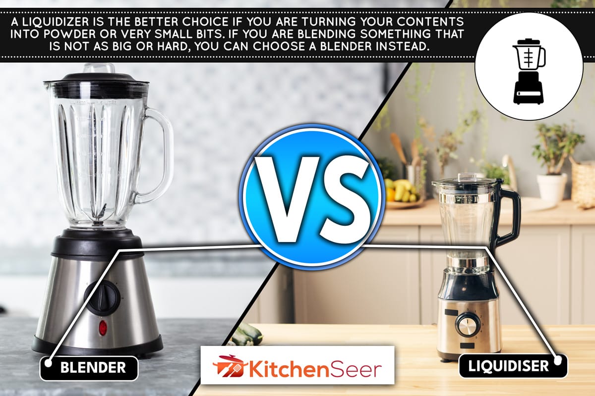 A collage of liquidizer and a blender, Liquidizer Vs Blender: Which To Choose?