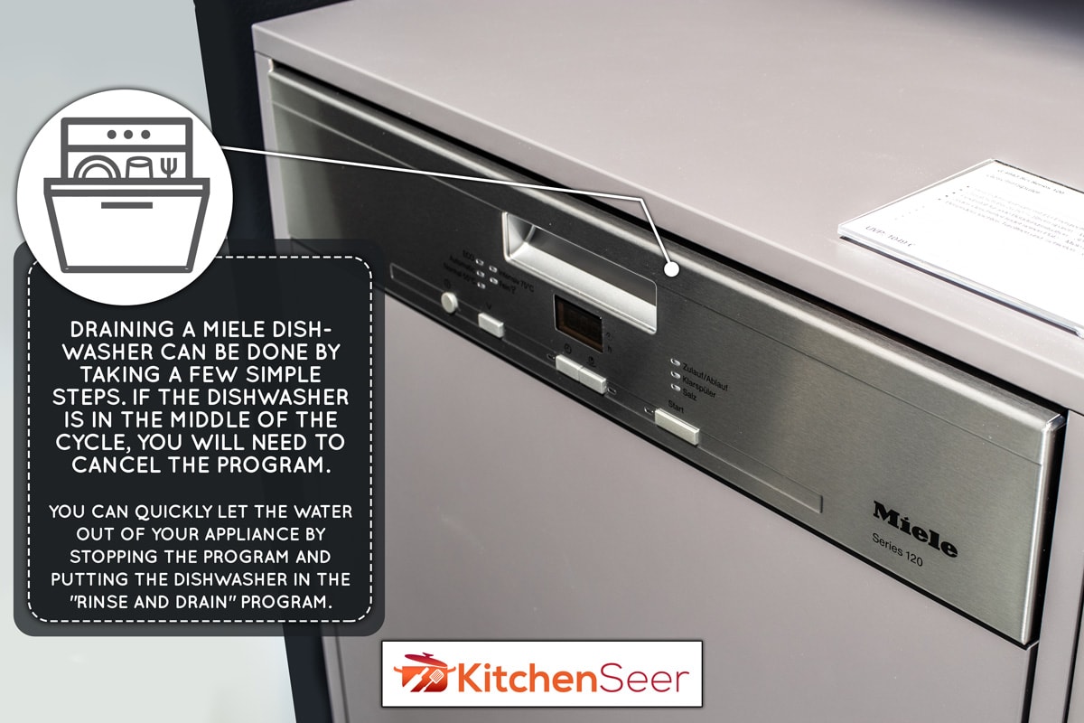 New Miele dishwasher on display, at Miele exhibition pavilion showroom, stand at Global Innovations Show IFA 2019, How To Drain A Miele Dishwasher