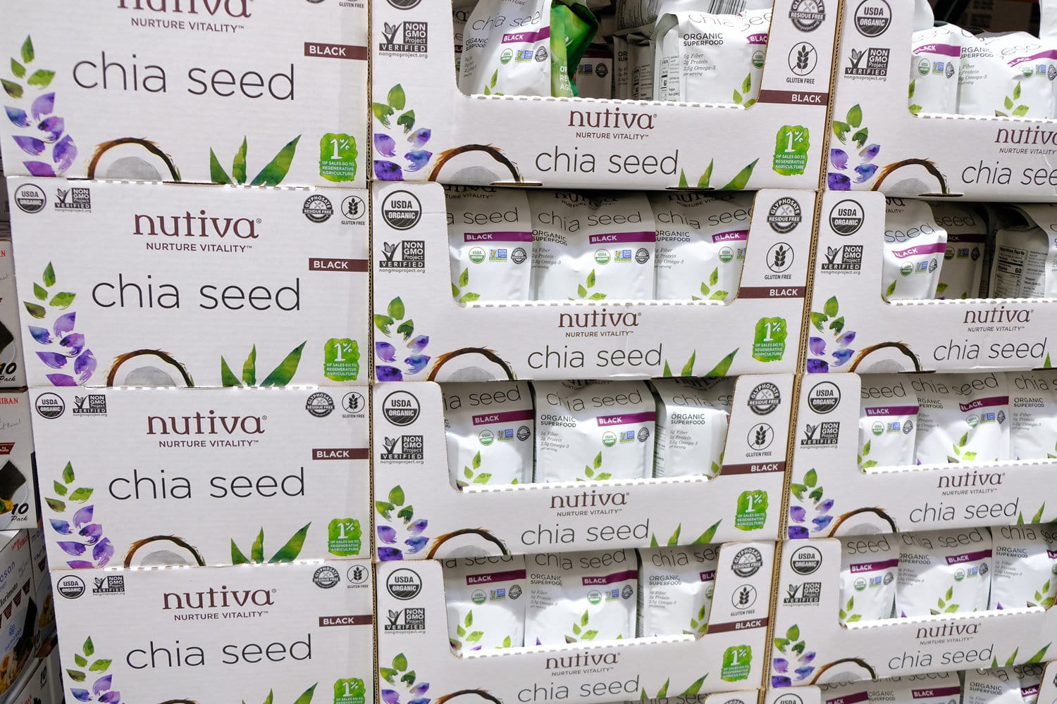 Chia seeds for sale.