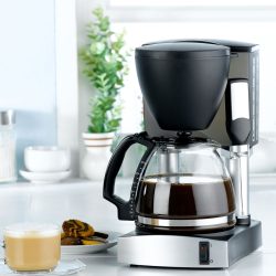 Coffee blender and boiler machine in kitchen interior, Coffee Maker Not Pumping Water - What To Do?
