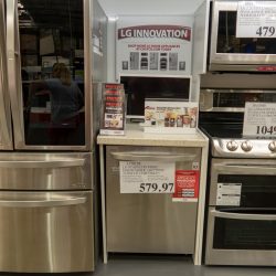 LG Kitchen Appliances on Display at a Local Costco, How To Clear Codes On LG Dishwasher [Inc. Cl, Ae, P1]