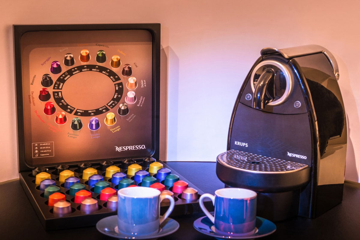 The Nespresso brand endorses machines that brew espresso from its coffee capsules