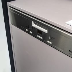 New Miele dishwasher on display, at Miele exhibition pavilion showroom, stand at Global Innovations Show IFA 2019, How To Drain A Miele Dishwasher