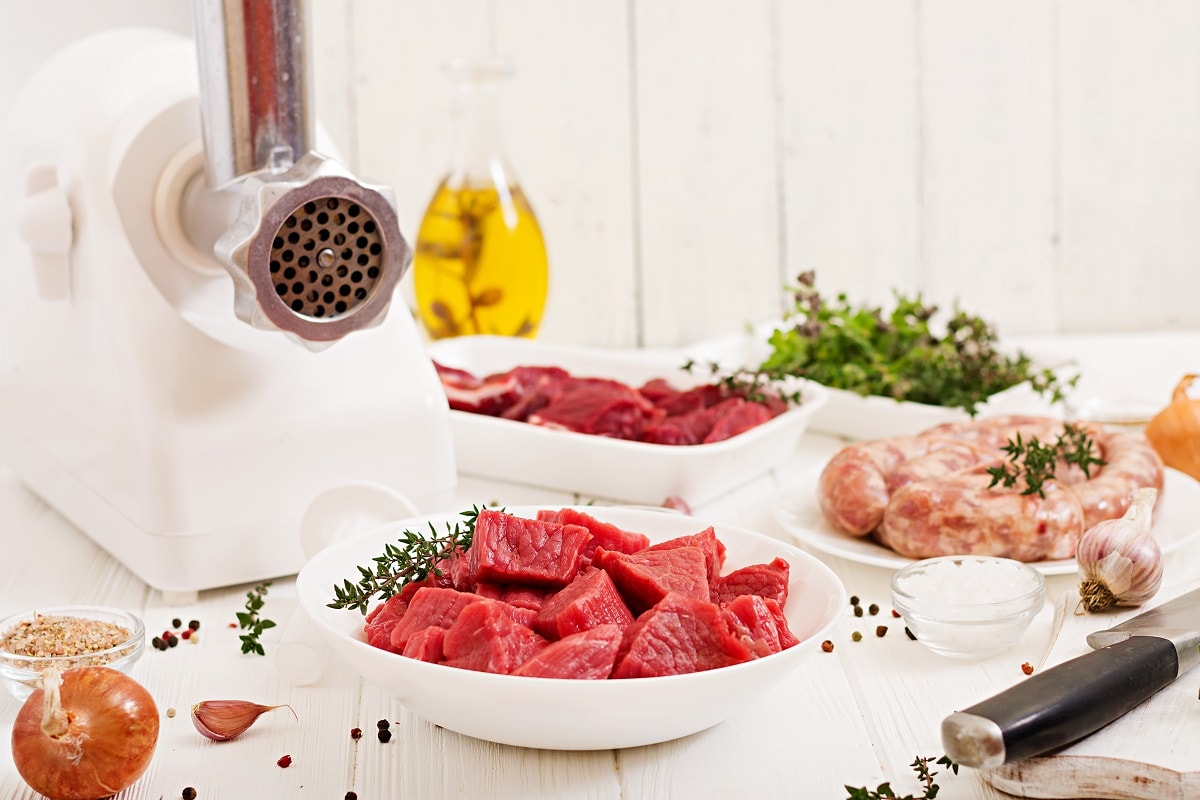 Is Grinding Your Own Meat Healthier? - Chopped raw meat. The process of preparing forcemeat by means of a meat grinder.