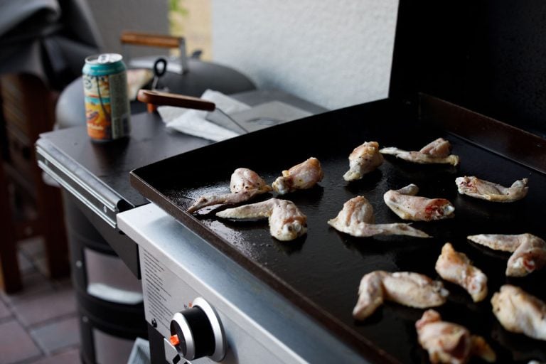 Summertime Chicken Wings on the Griddle, Can I Sand My Blackstone Griddle?