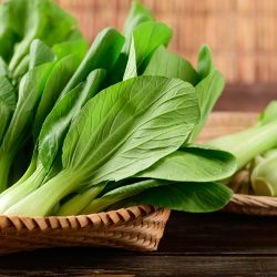 A fresh bok choy in bamboo basket, How To Cook With Bok Choy [16 Easy Recipes To Get You Started!]