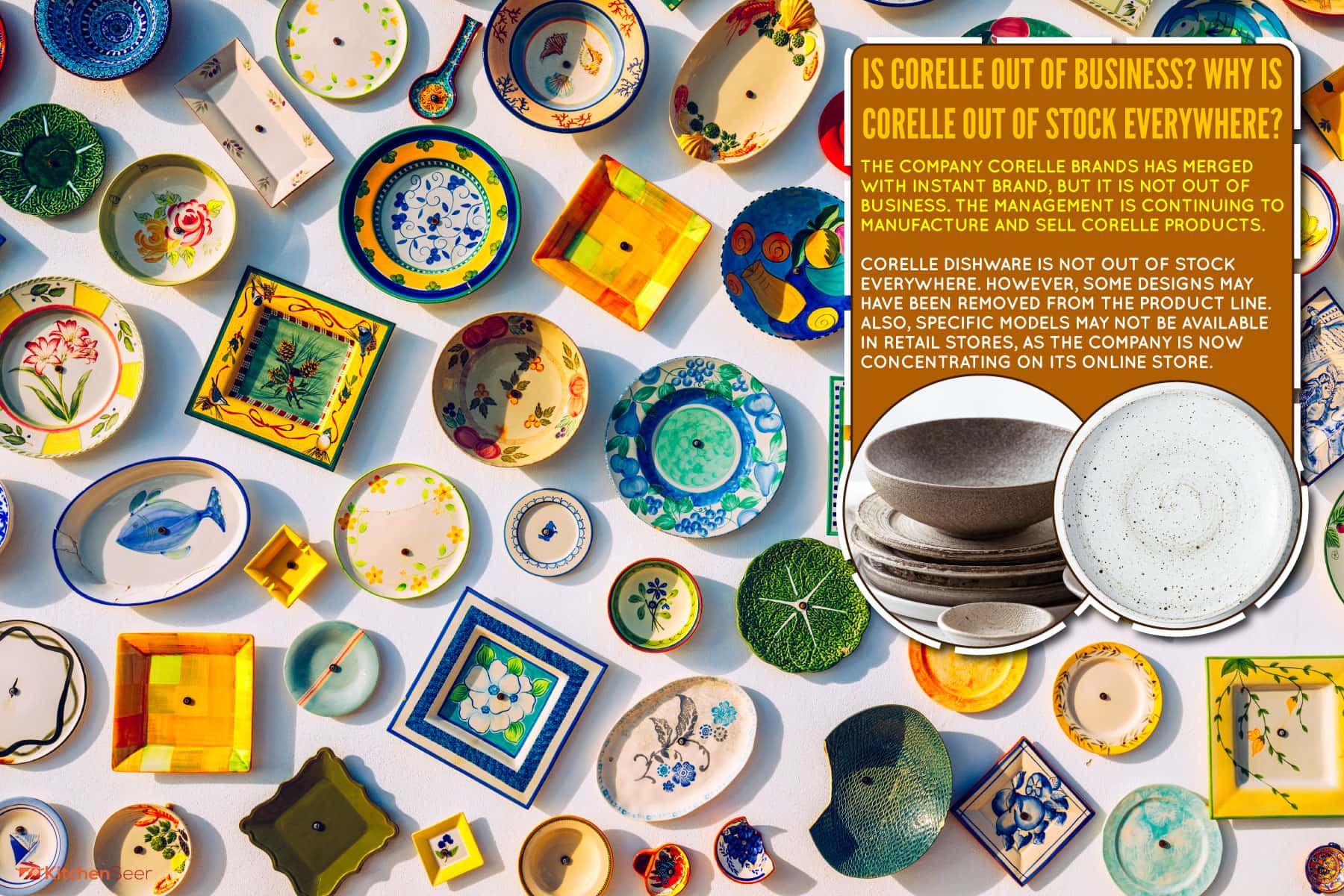 collection-colorful-portuguese-ceramic-pottery-local, Is Corelle Out Of Business? Why Is Corelle Out Of Stock Everywhere?