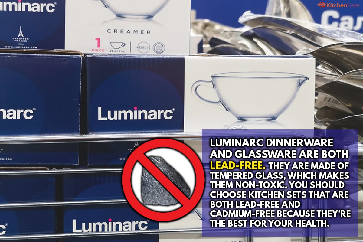 French dishes Luminarc in the hypermarket Metro AG, Is Luminarc Lead Free? [Inc. Dinnerware & Glassware]