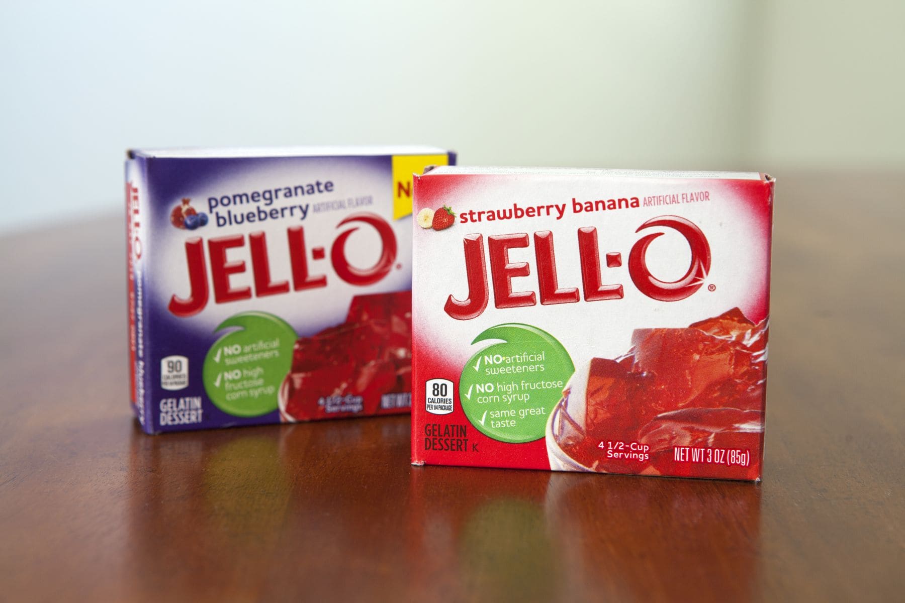 Boxes of Jell-o 