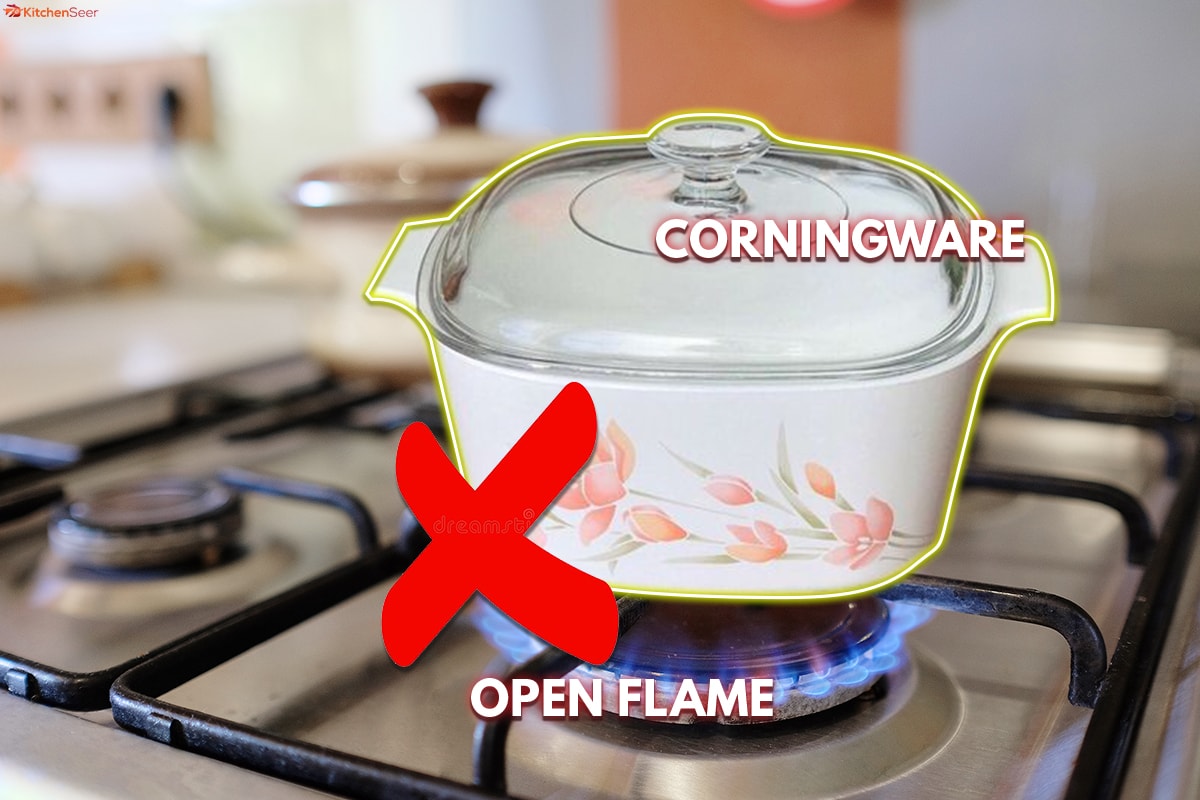 CAN YOU PUT CORNINGWARE ON A FLAME