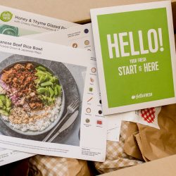 Hello Fresh meal kits in a cardboard box, Are Hello Fresh Meals Precooked?
