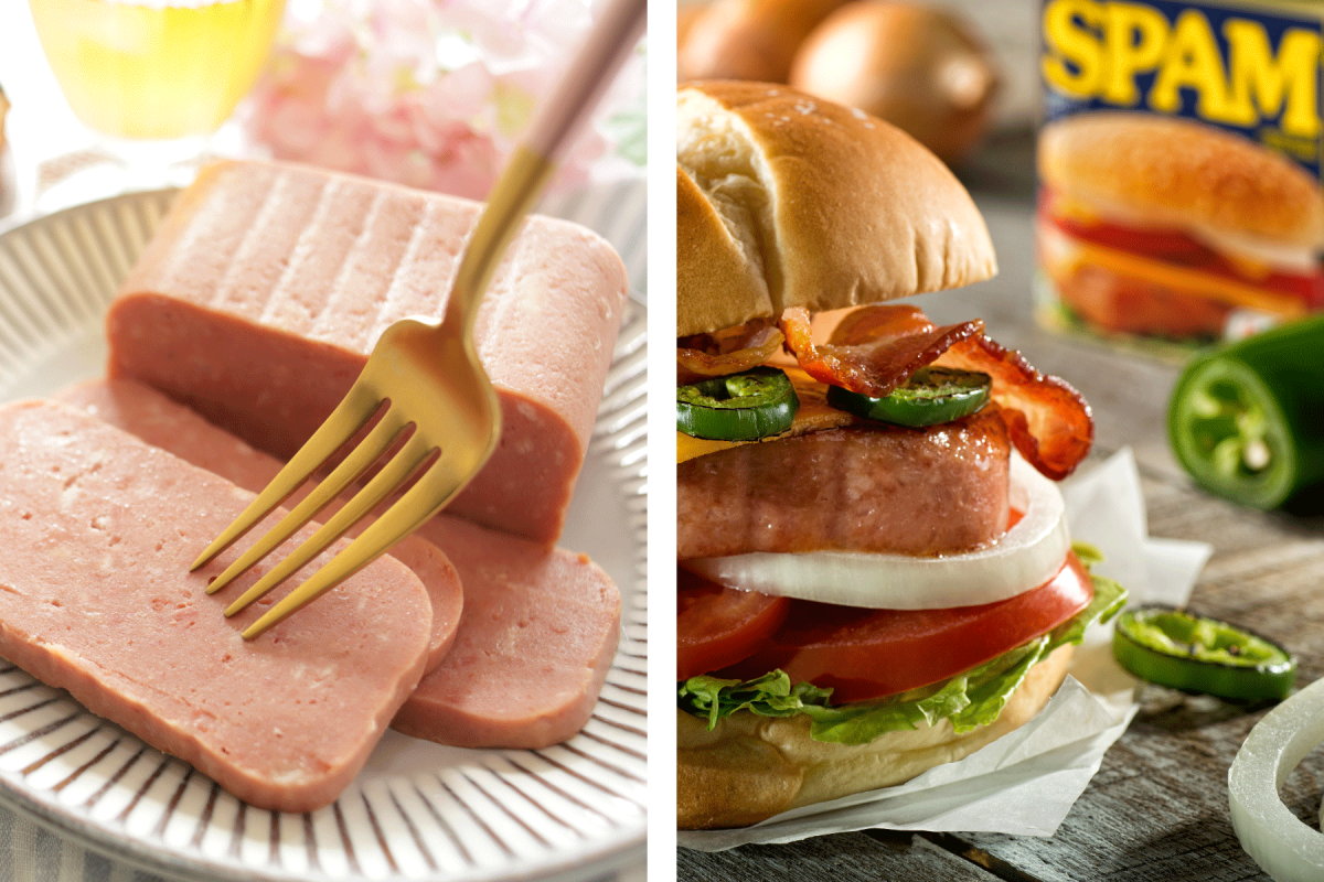 collab photo of a luncheon meat and a spam on a one photo, Luncheon Meat Vs Spam: What's The Difference?