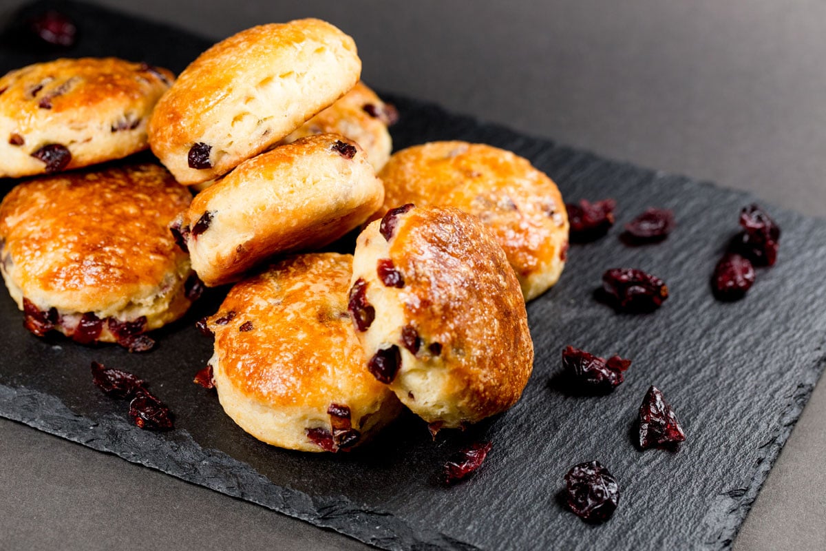 traditional delicious British pastry desert scones