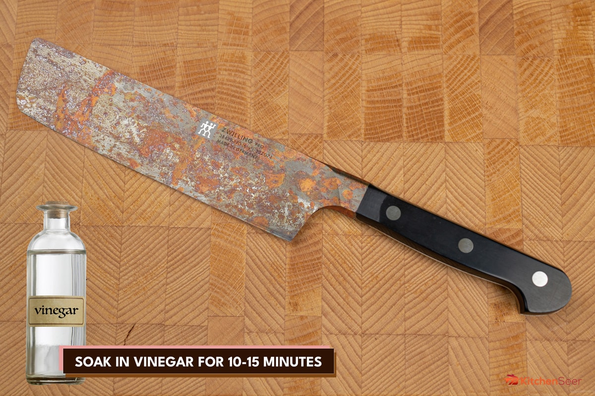 Wusthof Classic Ikon Big Cooking Knife isolated above white background, What Should I Do If My Wusthof Knife Starts Rusting?