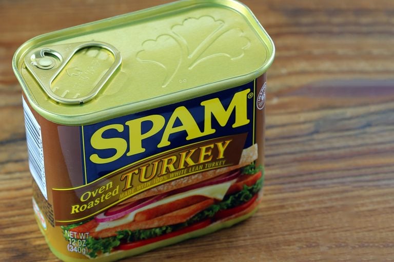Oven-roasted turkey spam in a can, Can You Eat Spam Raw? [Should You?]