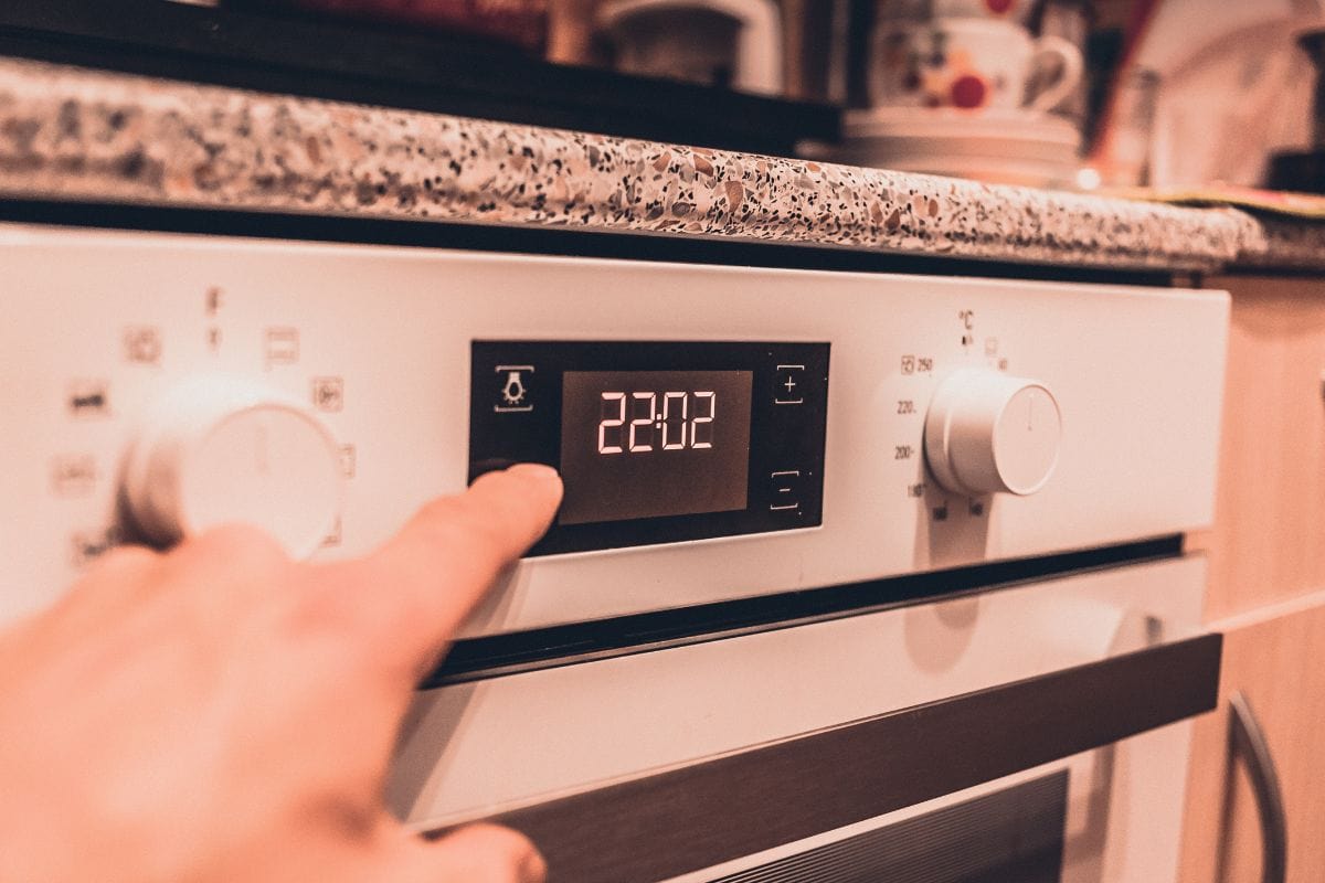 oven control time set