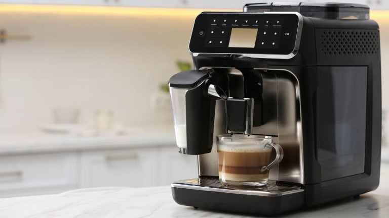 A coffee maker in the kitchen, How To Program A Hamilton Beach Coffee Maker - 1600x900