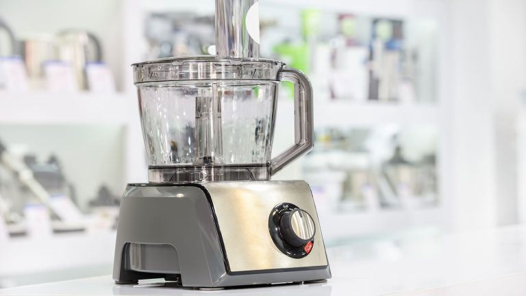 A food processor in the kitchen, How To Use A Hamilton Beach Food Processor [Step By Step Guide] - 1600x900